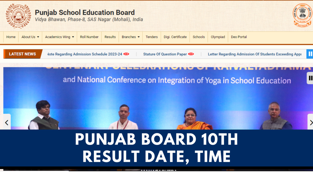 PSEB Class 10th Result 2024 Date: Punjab Board Class 10 Result Date and Time Soon, Latest Update