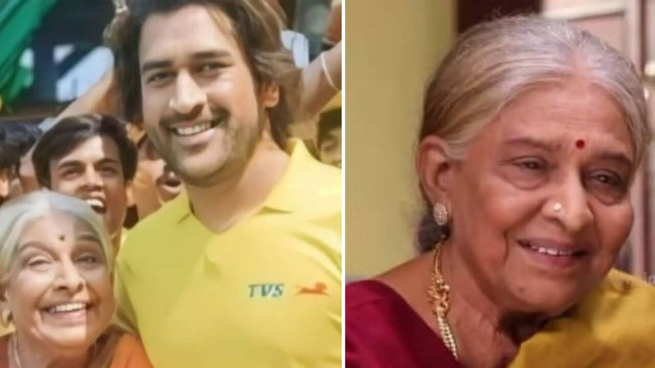  தல தோனியுடன் நடித்த சிறகடிக்க ஆசை பாட்டி.. தோனி என்ன சொன்னாராம் தெரியுமா? 