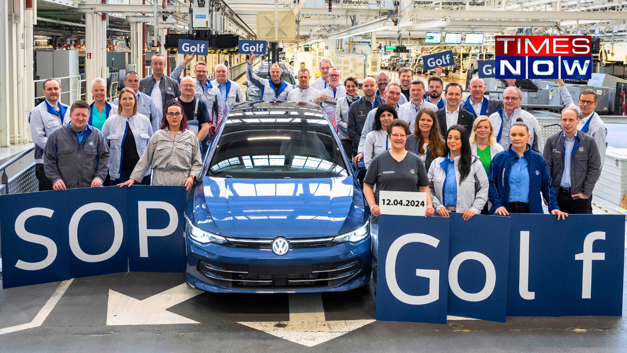 New VW Golf Production Begins At Wolfsburg Plant In Germany