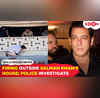 Firing outside Salman Khans house Live videos and glimpses as police on scene for investigation