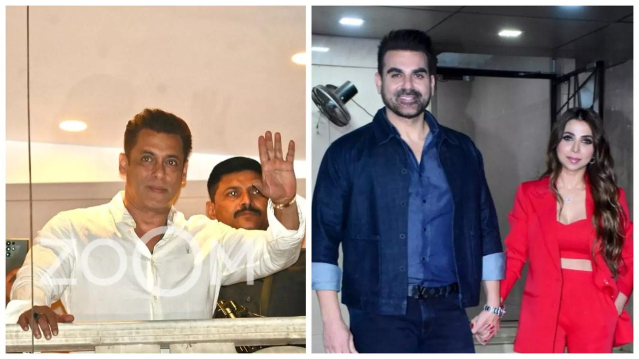 Firing Outside Salman Khan's Home: Brother Arbaaz Khan, SIL Sshura Khan Arrive At Bandra Home | WATCH