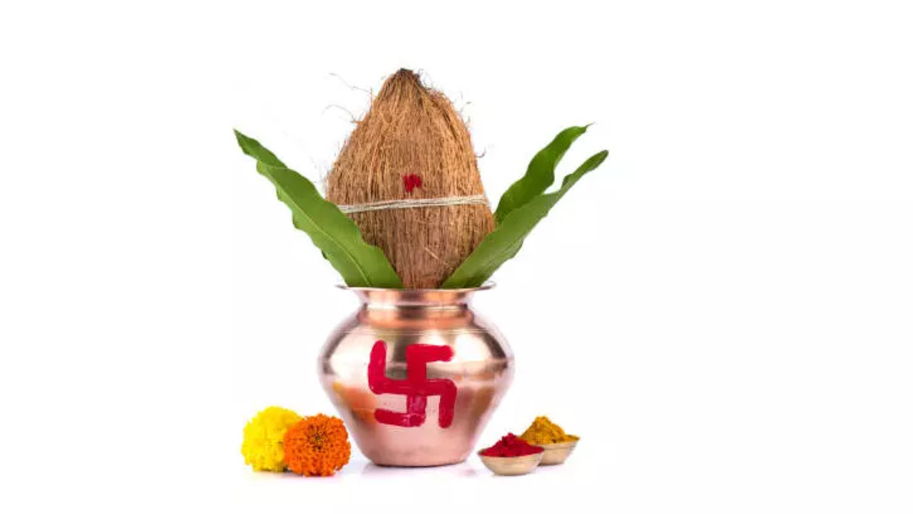 What to do with the Puja Kalash and coconut after Navratri