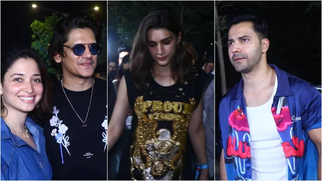 Tamannaah Bhatia-Vijay Varma, Kriti Sanon, Varun Dhawan And More Turn Up In Style At Diljit Dosanjh's Concert