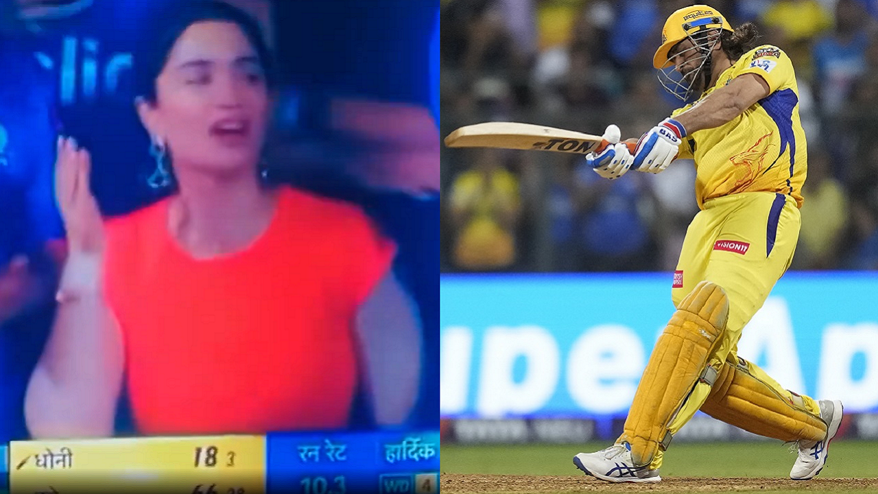 Sara Tendulkar's shocking reaction after MS Dhoni's hat-trick of sixes goes viral