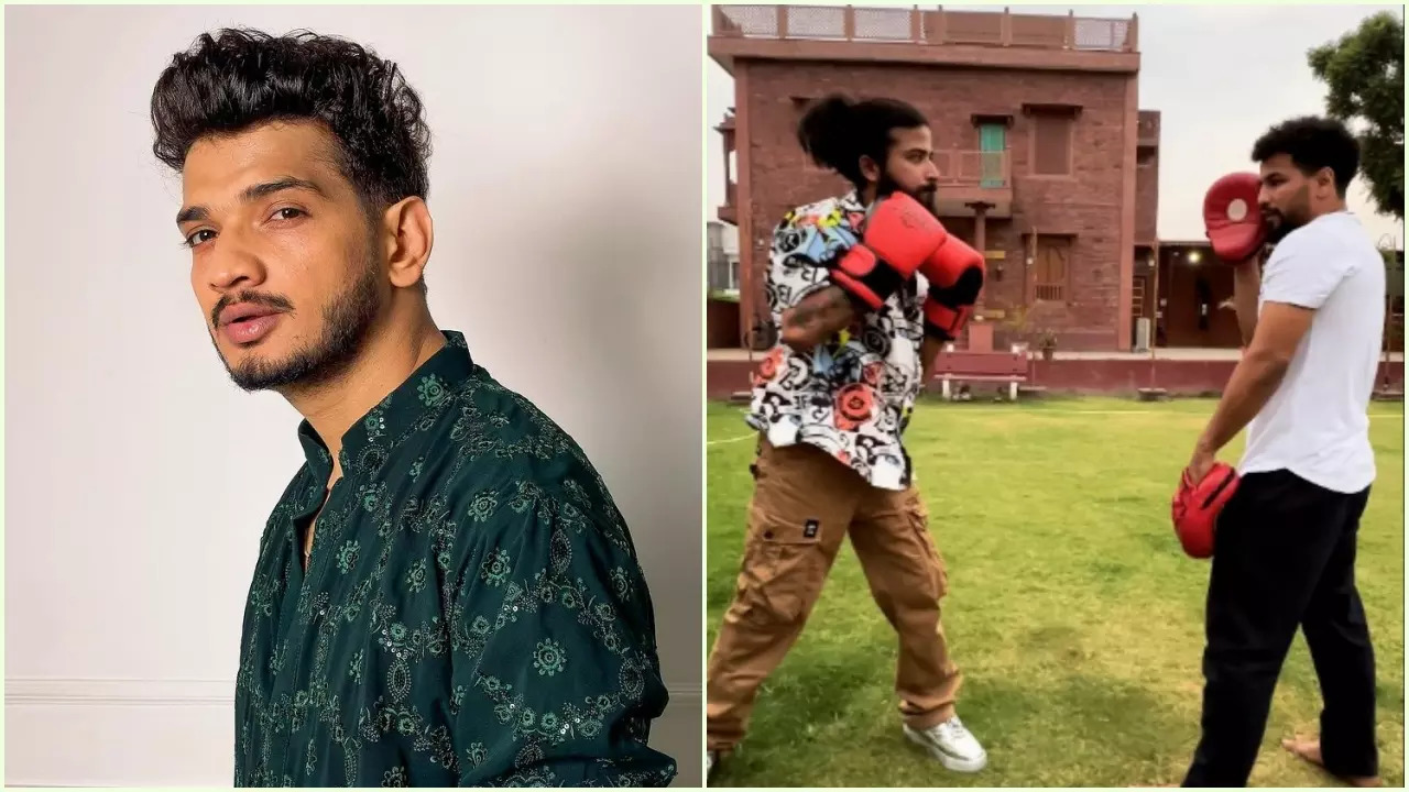 Munawar Faruqui-Anurag Dobhal Boxing Match To Happen Soon? UK07 Rider Trains Hard To Punch Bigg Boss 17 Winner