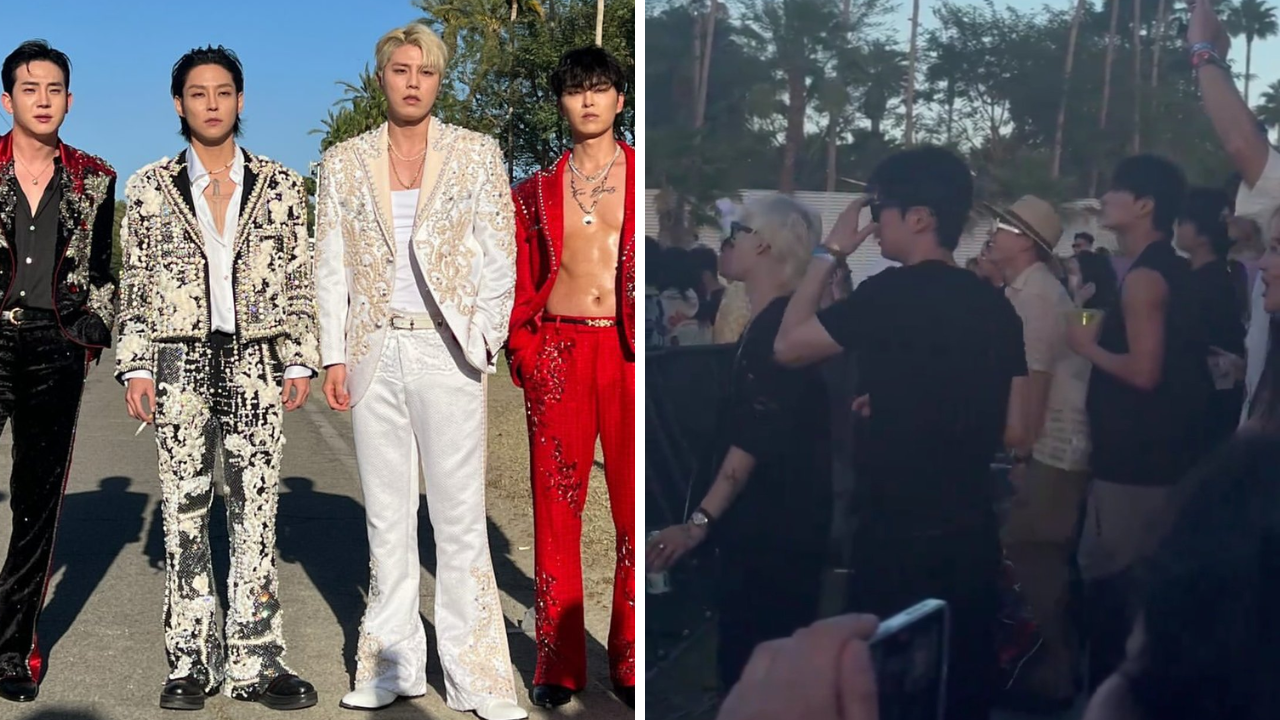 The Rose rock at Coachella 2024, ATEEZ show support