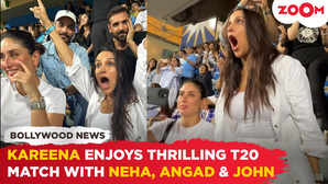 Kareena Kapoor ENJOYS exciting cricket game with John Abraham Neha Dhupia and Angad Bedi