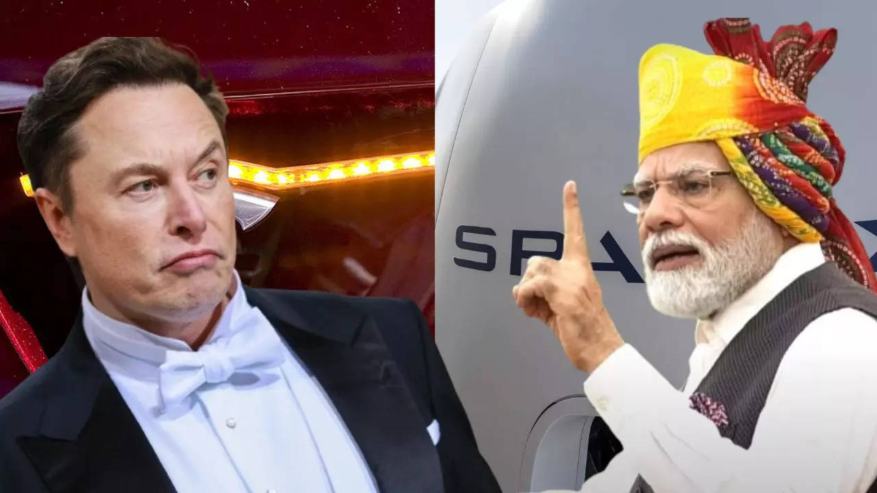 Elon Musk X Narendra Modi