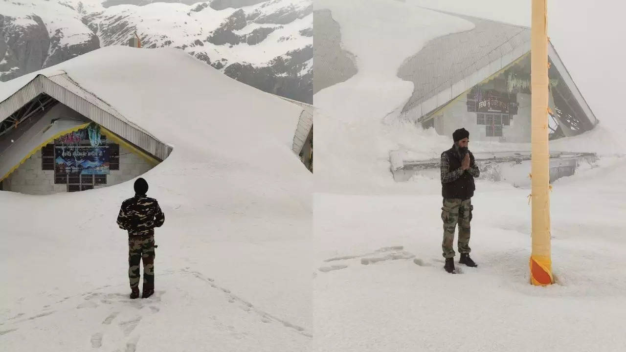 Hemkund Sahib Gurudwara. Credit: ANI