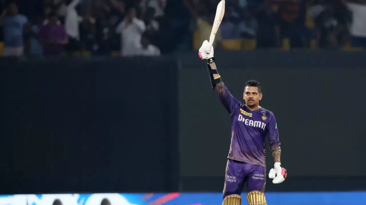 Sunil Narine Slams Maiden Hundred, Becomes 3rd KKR Batsman To Hit Century In IPL