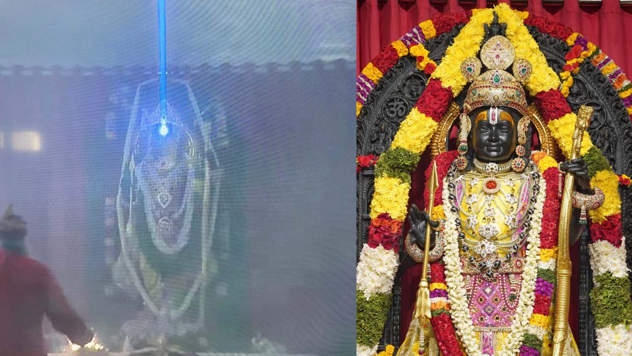 Ram Navami 2024 Live PM Narendra Modi Urges Devotees To Watch Ram Lallas Surya Tilak WATCH Photos and Videos From Ayodhya Mandir