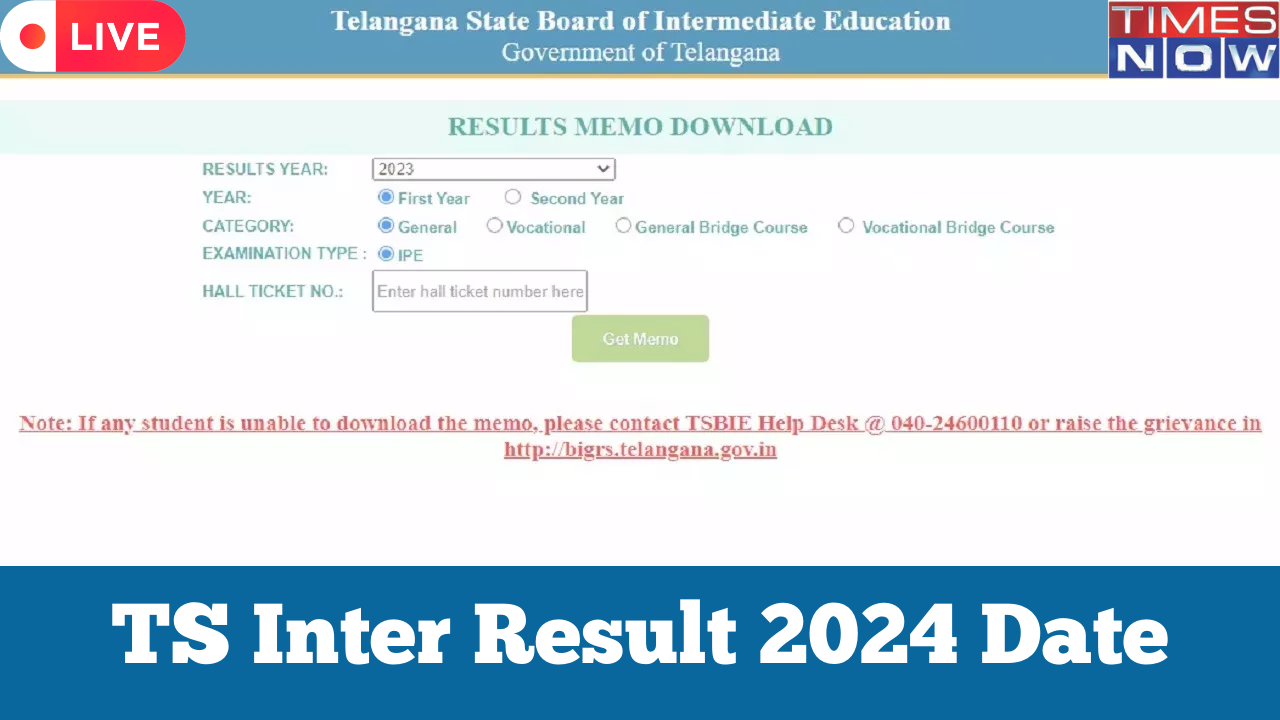 Manabadi Inter Results 2024 Highlights Telangana TS Inter Result for