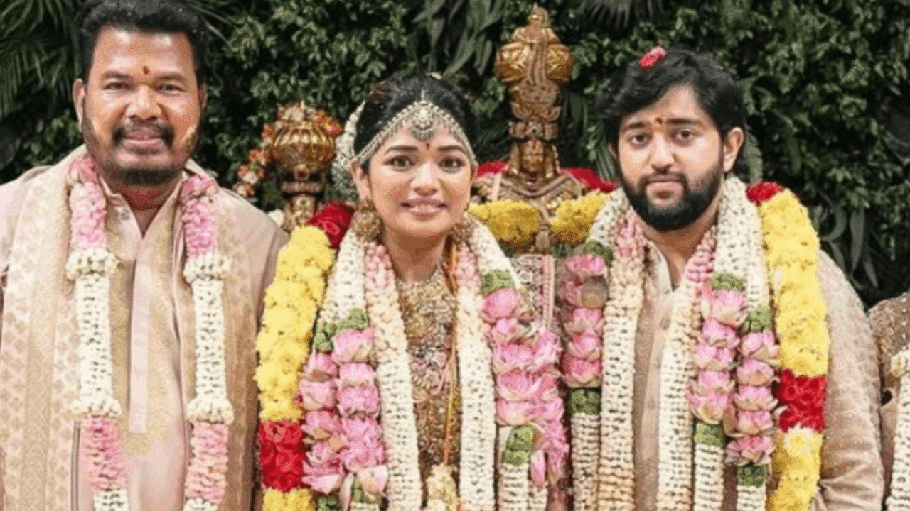 Director Shankar With His Daughter Aishwarya And Son-in-law Tarun