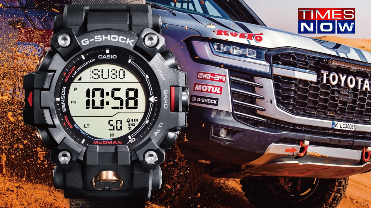 Toyota X Casio: Toyota X Casio G-Shock Mudman Watch Launched For Rs 24,995  | Auto News - Times Now