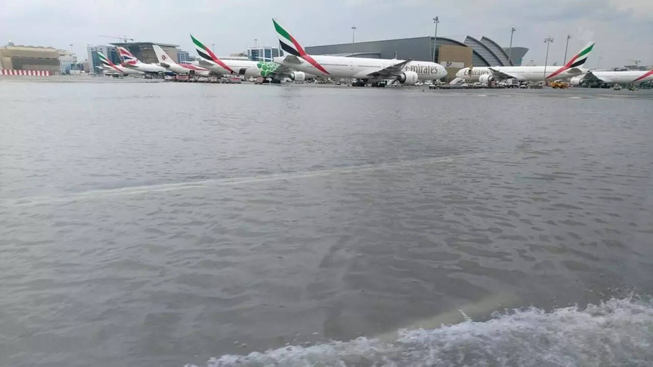 Several flights were impacted as Dubai airport was flooded due to heavy rains