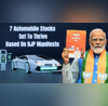 7 Automobile Stocks Poised To Thrive Based On BJPs 2024 Lok Sabha Election Manifesto