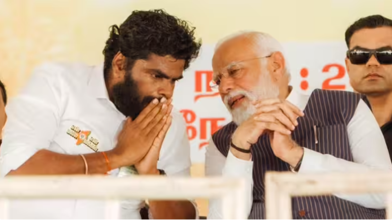 Annamalai with PM Modi