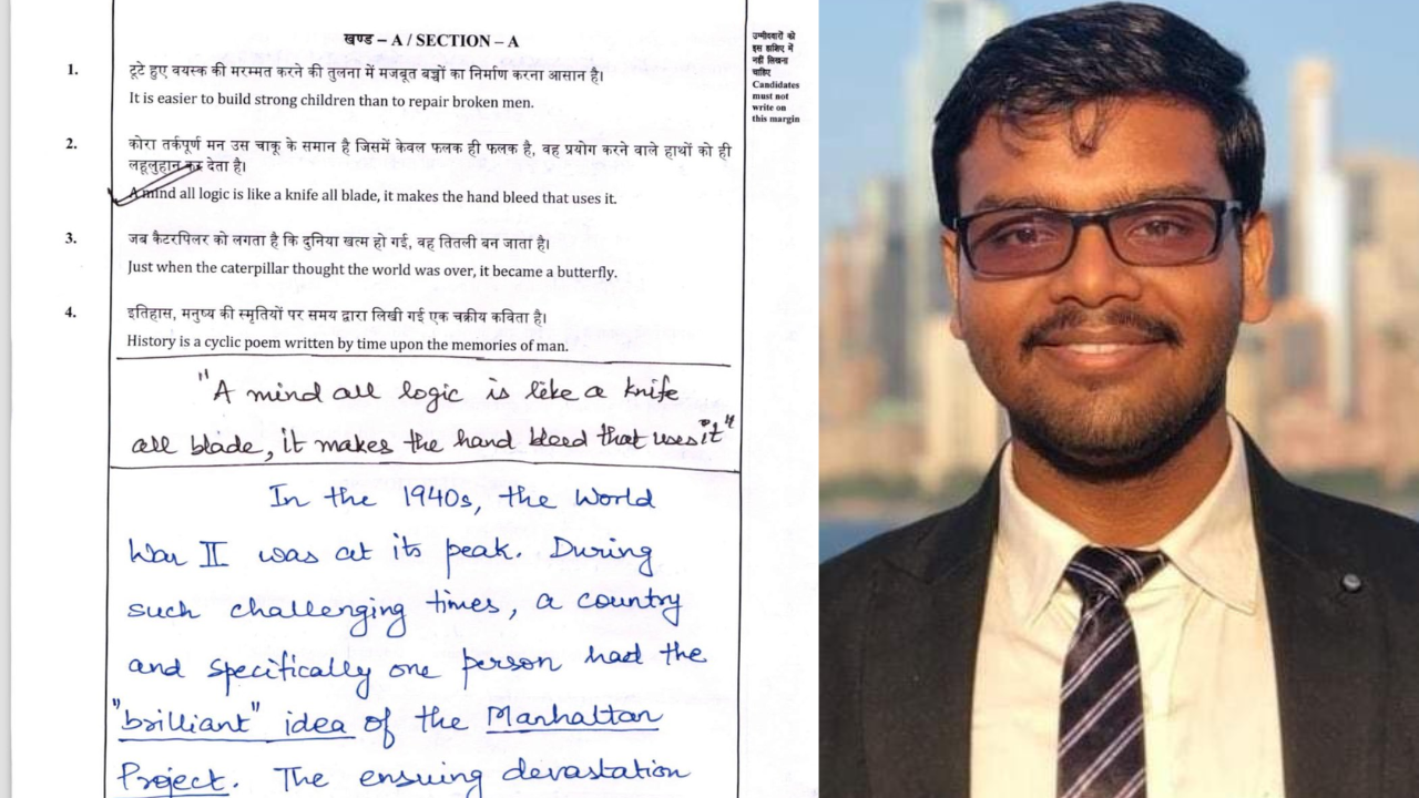 UPSC 2023 IAS Topper Aditya Srivastava's Mock Essay Goes Viral, Gets Mixed Reactions