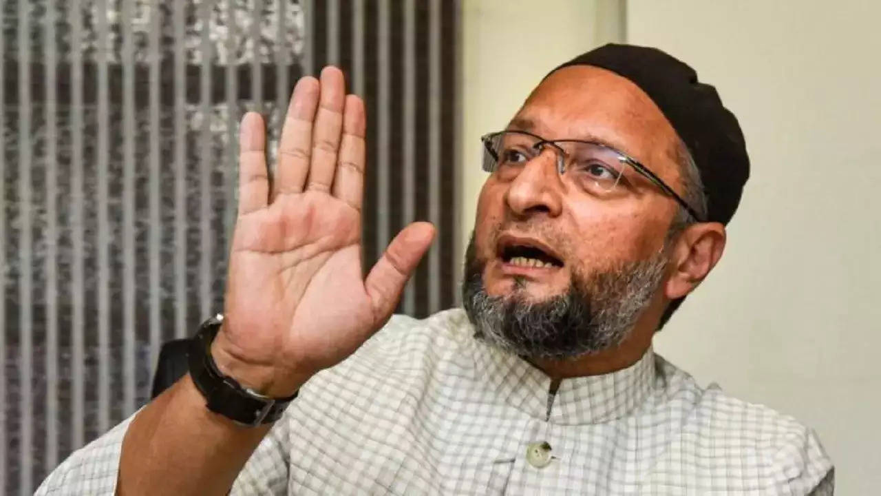 Asaduddin Owaisi slammed BJP and said they did not mention the term 'minorities'