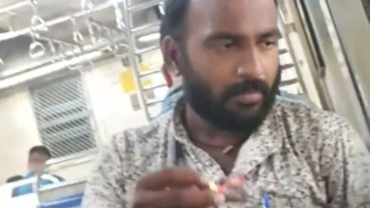 Mumbai Man Caught Throwing Gutka Packet at Railway Station, Claims He Pays for Cleaning Services.