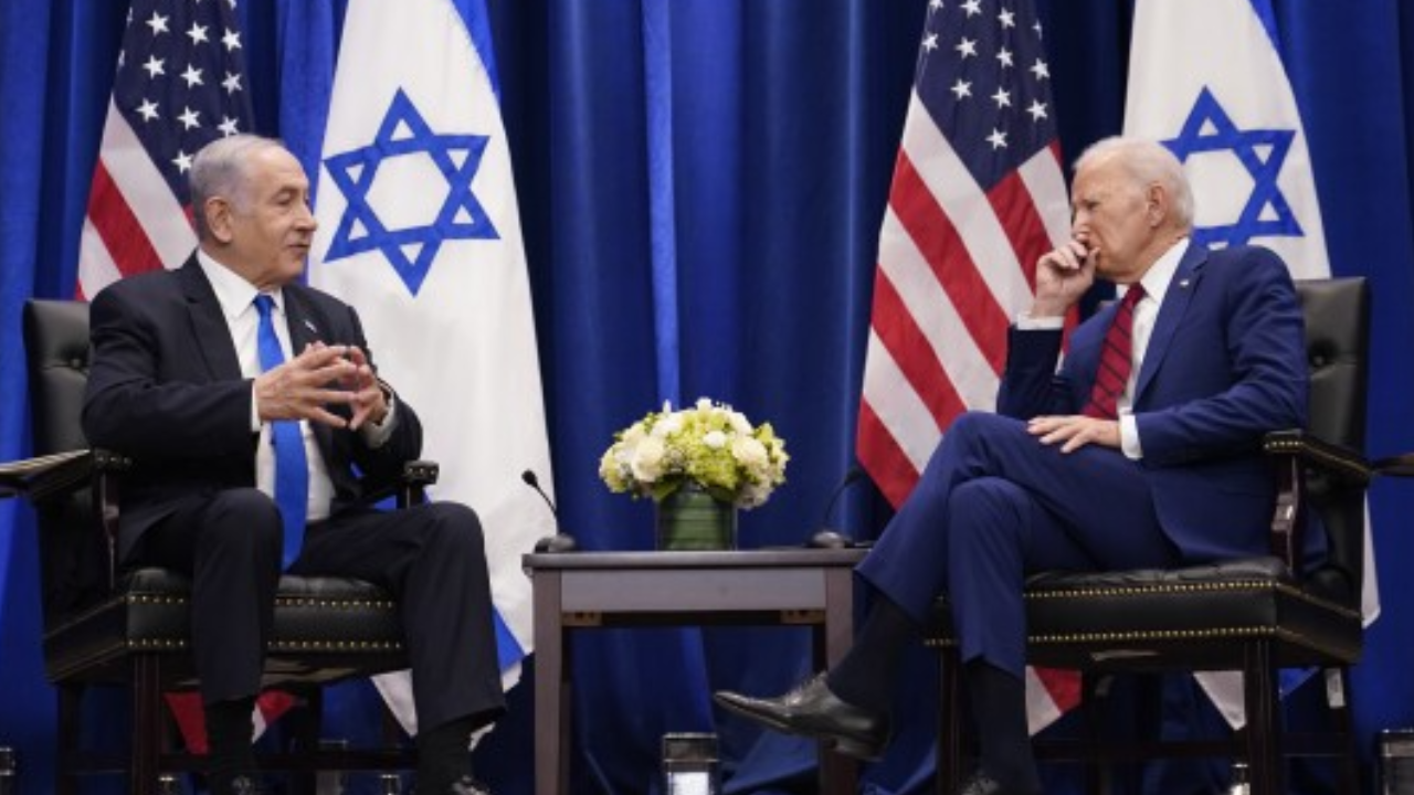 Benjamin Netanyahu and Joe Biden