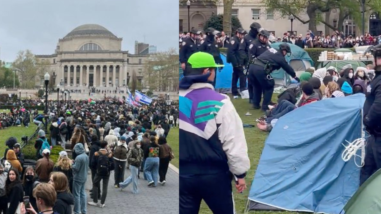 NYPD arrests students at Columbia University