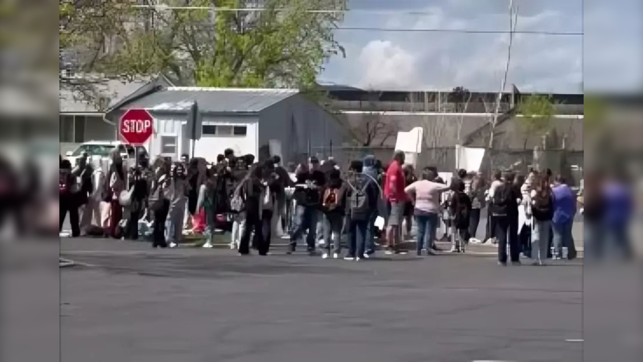 70 students from Utah Middle School in the Nebo School District walk out in protest of “Furries”