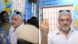 Actor Ajith Casts Vote For Tamil Nadu Lok Sabha Elections2024 From Tiruvanmiyur Polling Booth