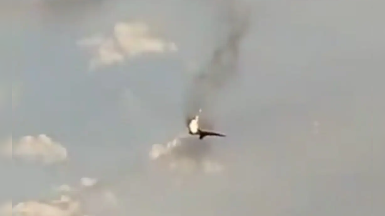Russian long-range bomber shot by Ukraine