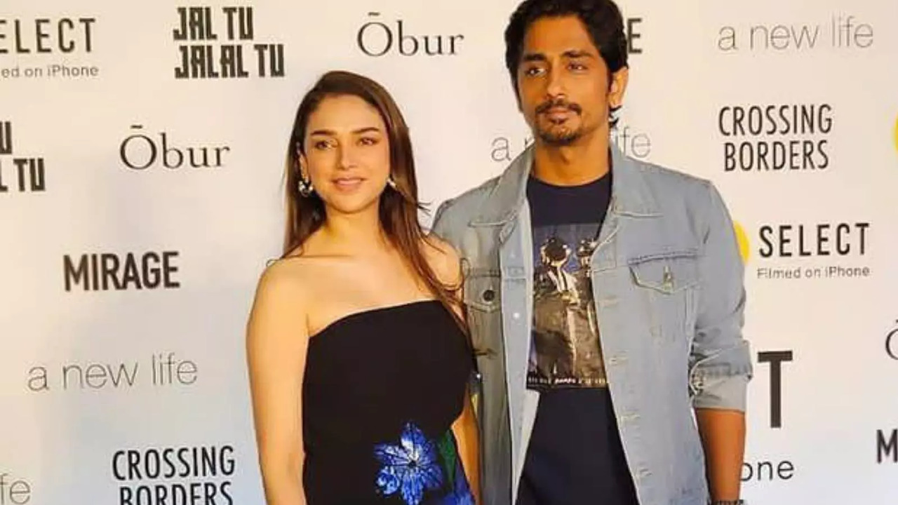 Siddharth, Aditi Rao Hydari At The MAMI Mumbai Film Festival