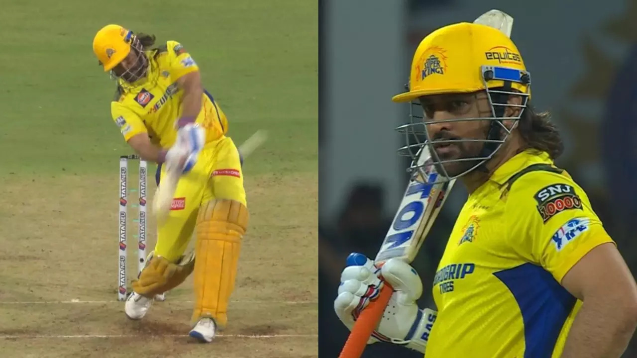 MS Dhoni Smokes Huge 101m Six in Spectacular 9-Ball 28 Cameo During LSG vs CSK IPL Match: WATCH Viral Video