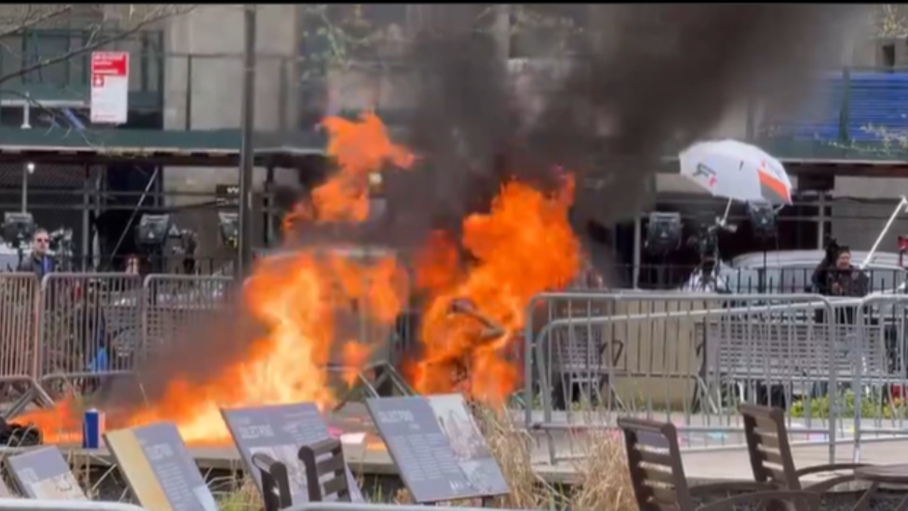 Self Immolation Outside Trump Trial Court All On The Situation In Nyc