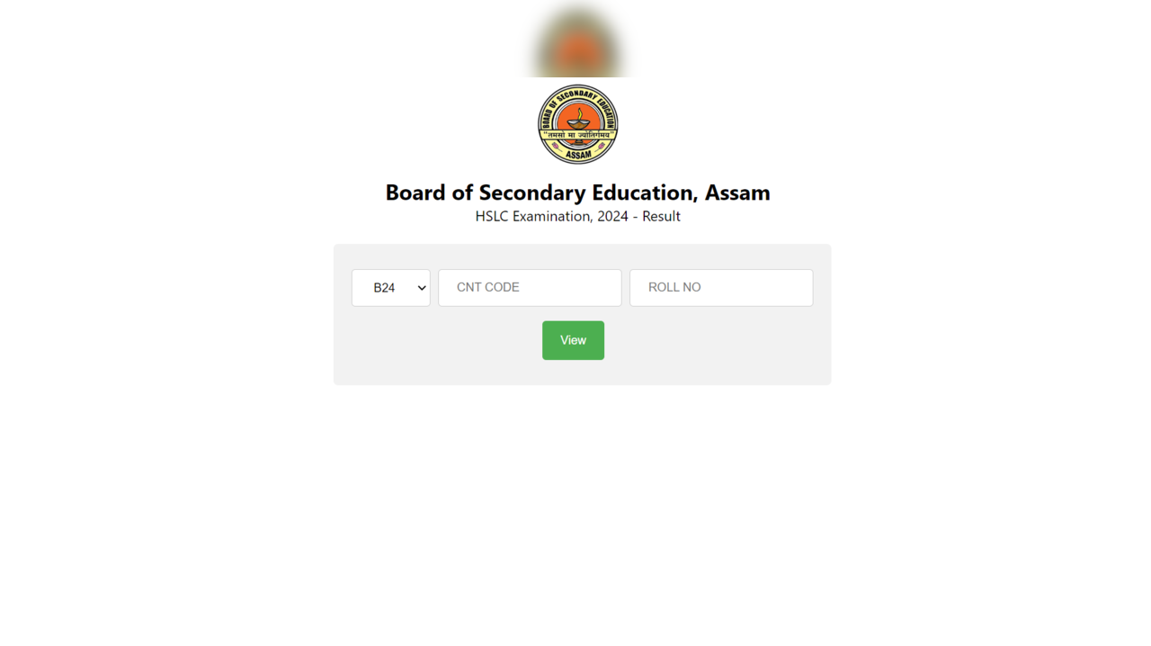 Assam Board SEBA HSLC Result 2024 OUT