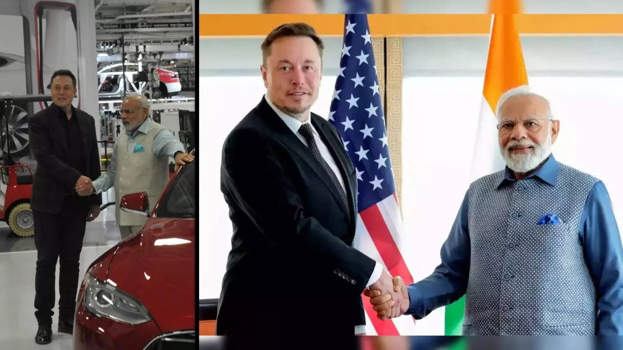 Elon Musk First Time in India