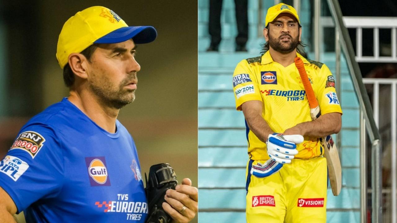 CSK head coach Stephen Fleming explains why MS Dhoni is not coming out to bat higher up the order for CSK in IPL 2024 despite being in red-hot form