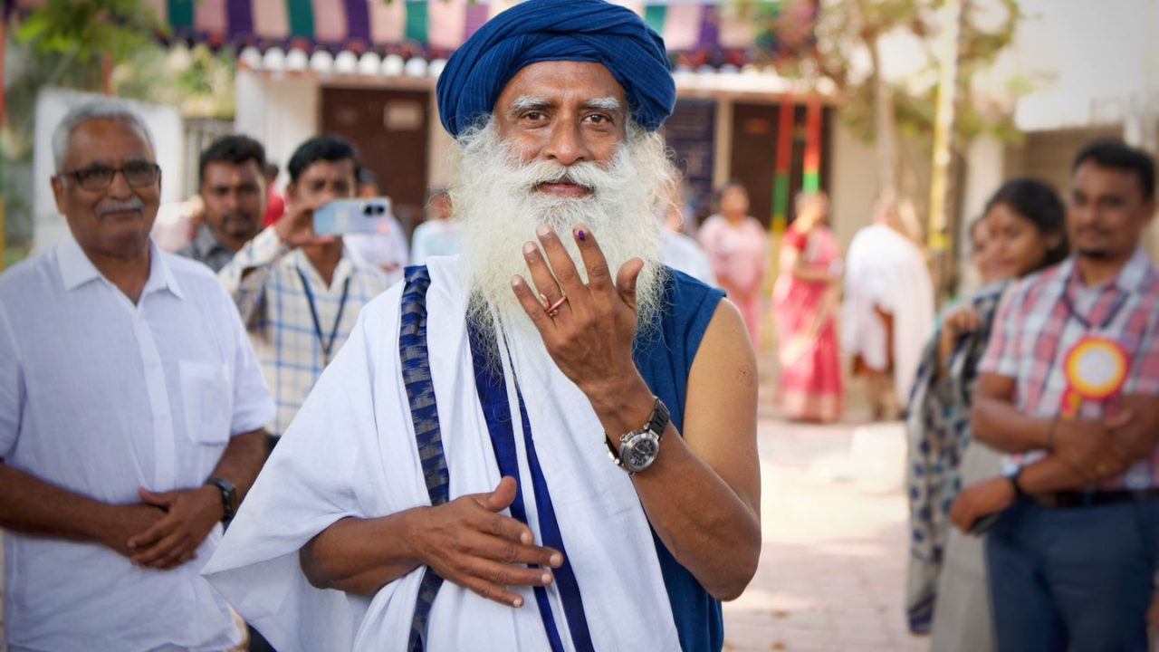 sadhguru lists 5 things to remember when you vote