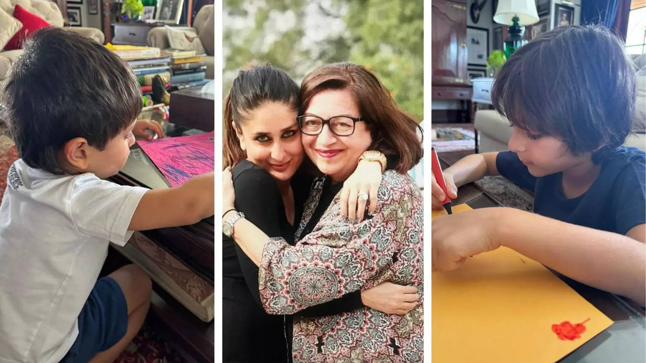 Kareena Kapoor Shares Sons Taimur And Jeh's Handwritten Birthday Notes For Mom Babita As She Turns 77