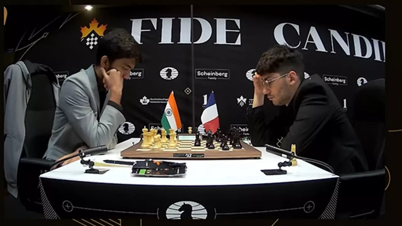 FIDE Candidates 2024 Chess Highlights Indias Gukesh D Wins To Take Sole Lead In Round 13