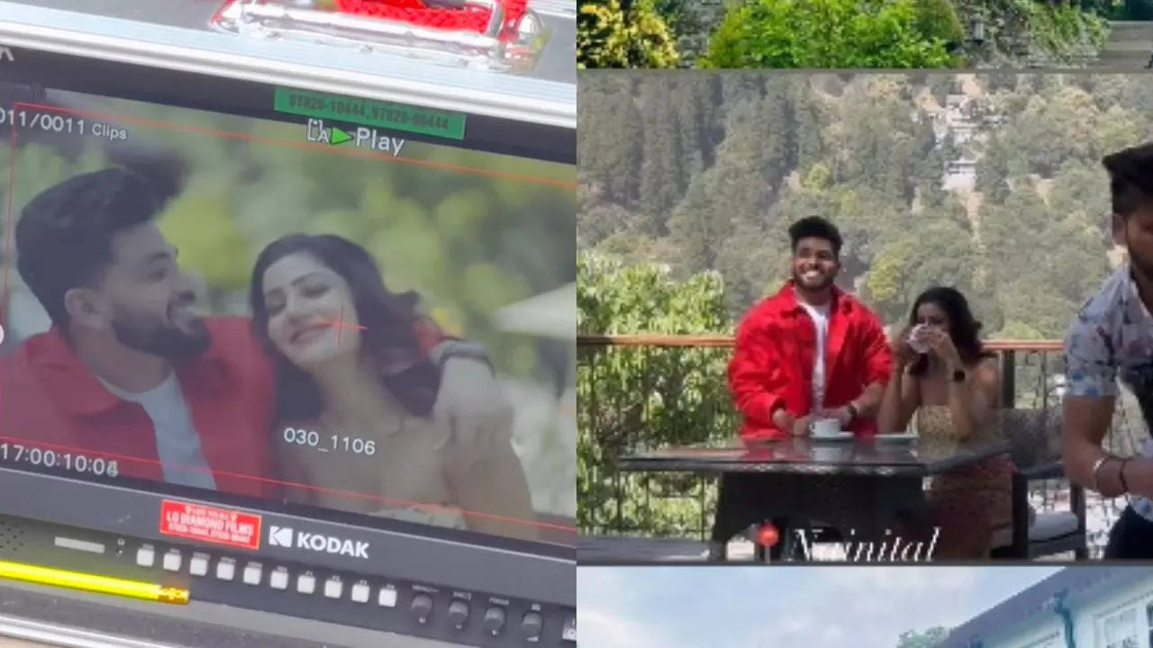 Shiv Thakare-Soniya Bansal Get Romantic In BTS Clip Of Their Song Koi Baat Nahi