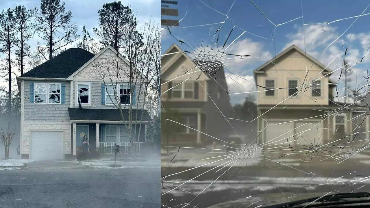 Rock Hill South Carolina Tornado: Rock Hill: Tornado And Hailstorm Damage  Homes In South Carolina | VIDEOS | US News News - Times Now