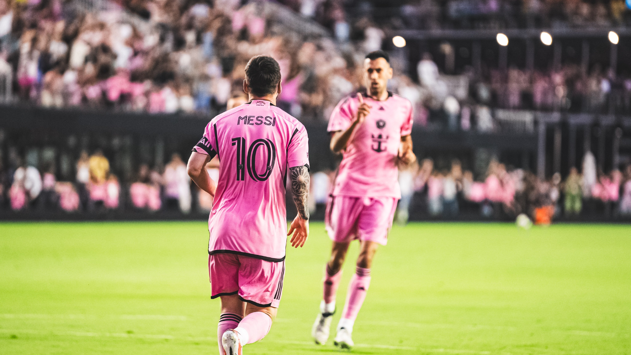 Lionel Messi During Miami's win over Nashville