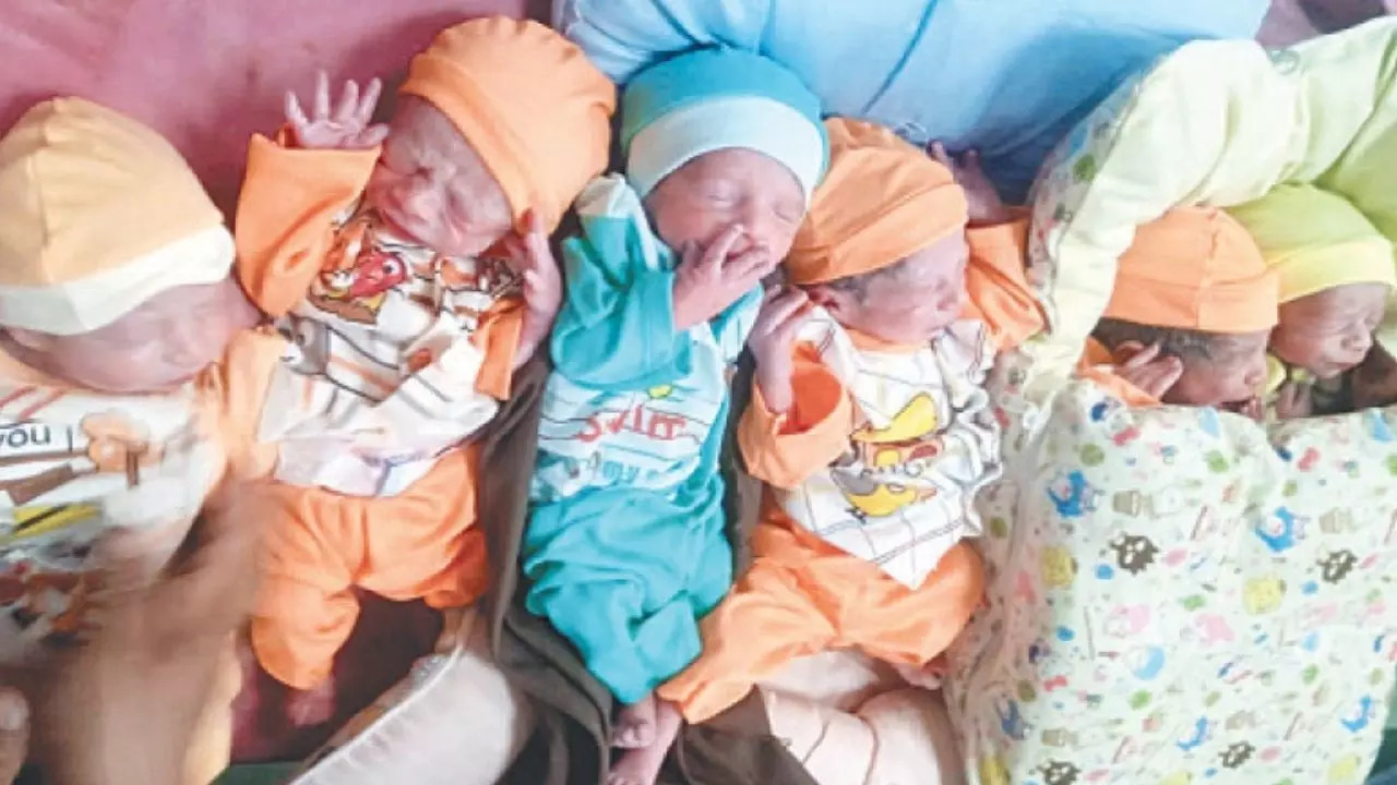 Woman Gives Birth To Sextuplets In Pakistan