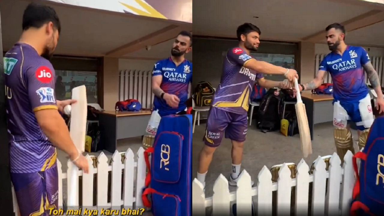 Virat Kohli Teases Rinku Singh After He Asks For Bat From RCB Star