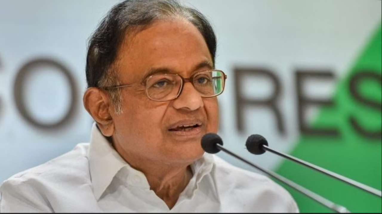 Congress leader P Chidambaram