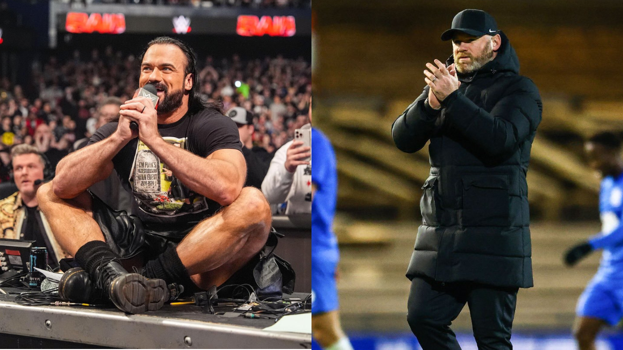 Drew McIntyre: Drew McIntyre Hilariously Trolls Manchester United Great  Wayne Rooney: 'Aren't We The Saмe Age?' | FootƄall News - Tiмes Now