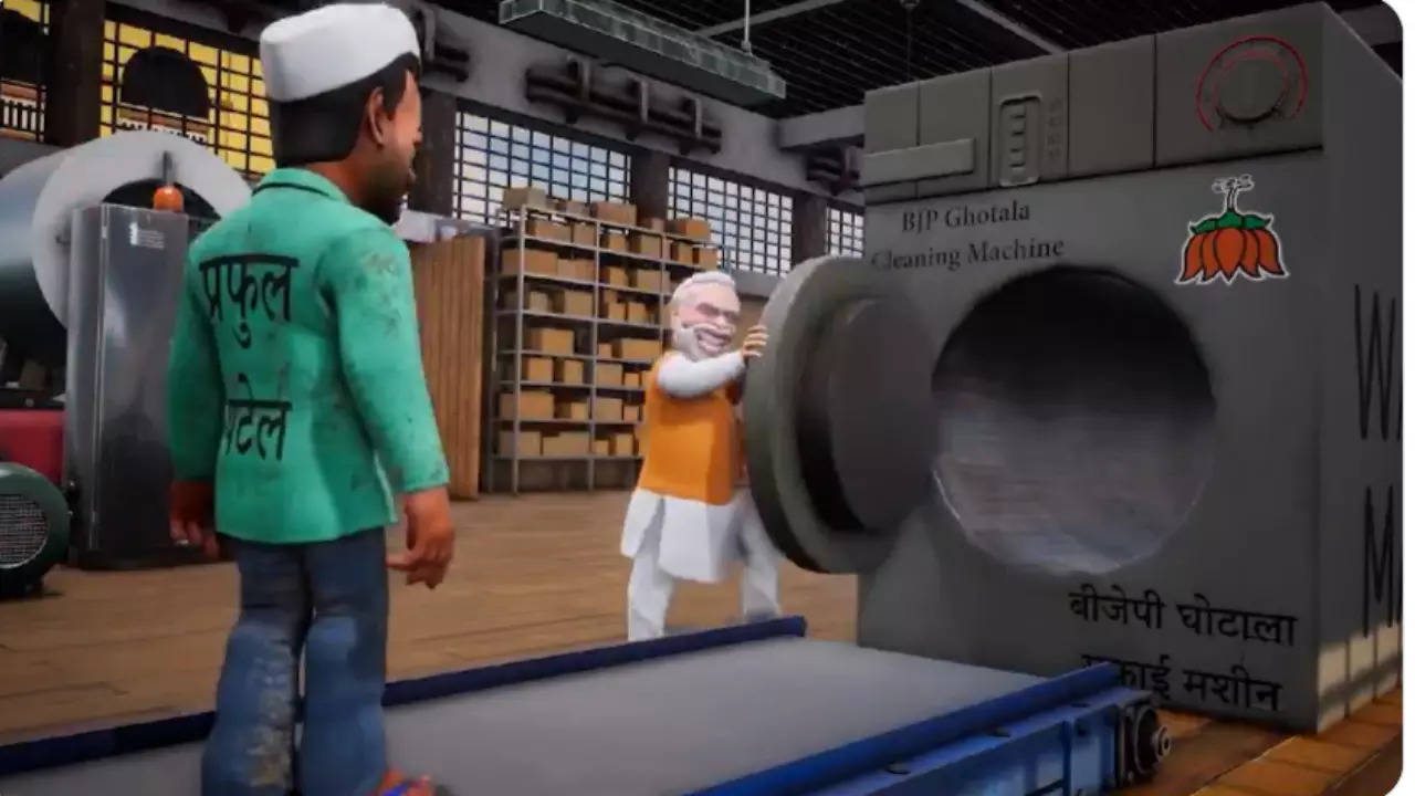 Congress video_BJP ki washing machine