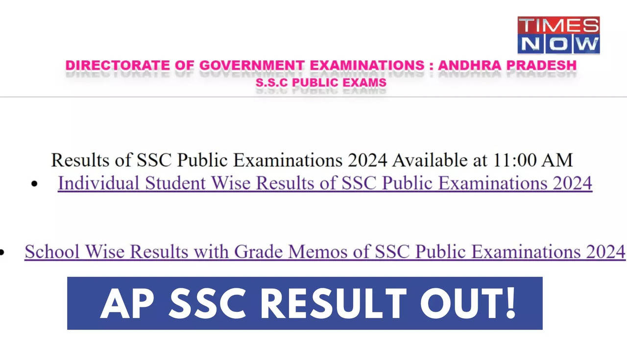 AP SSC Result 2024 DECLARED on bse.ap.gov.in, manabadi