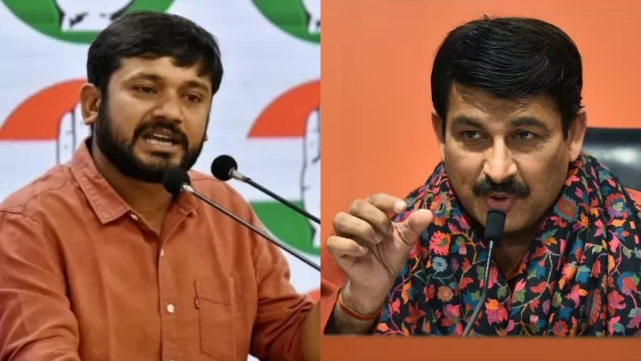 kanhaiya kumar manoj tiwari