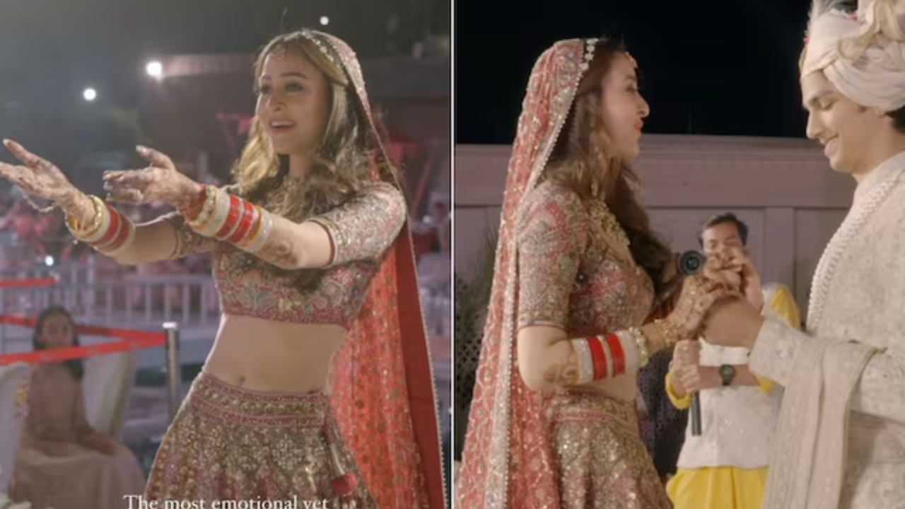 Viral Video: Bride Dances Down Aisle On 'Teri Ore', Groom's Reaction Melts Hearts. Watch