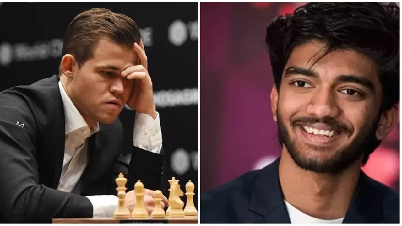 gukesh and magnus carlsen